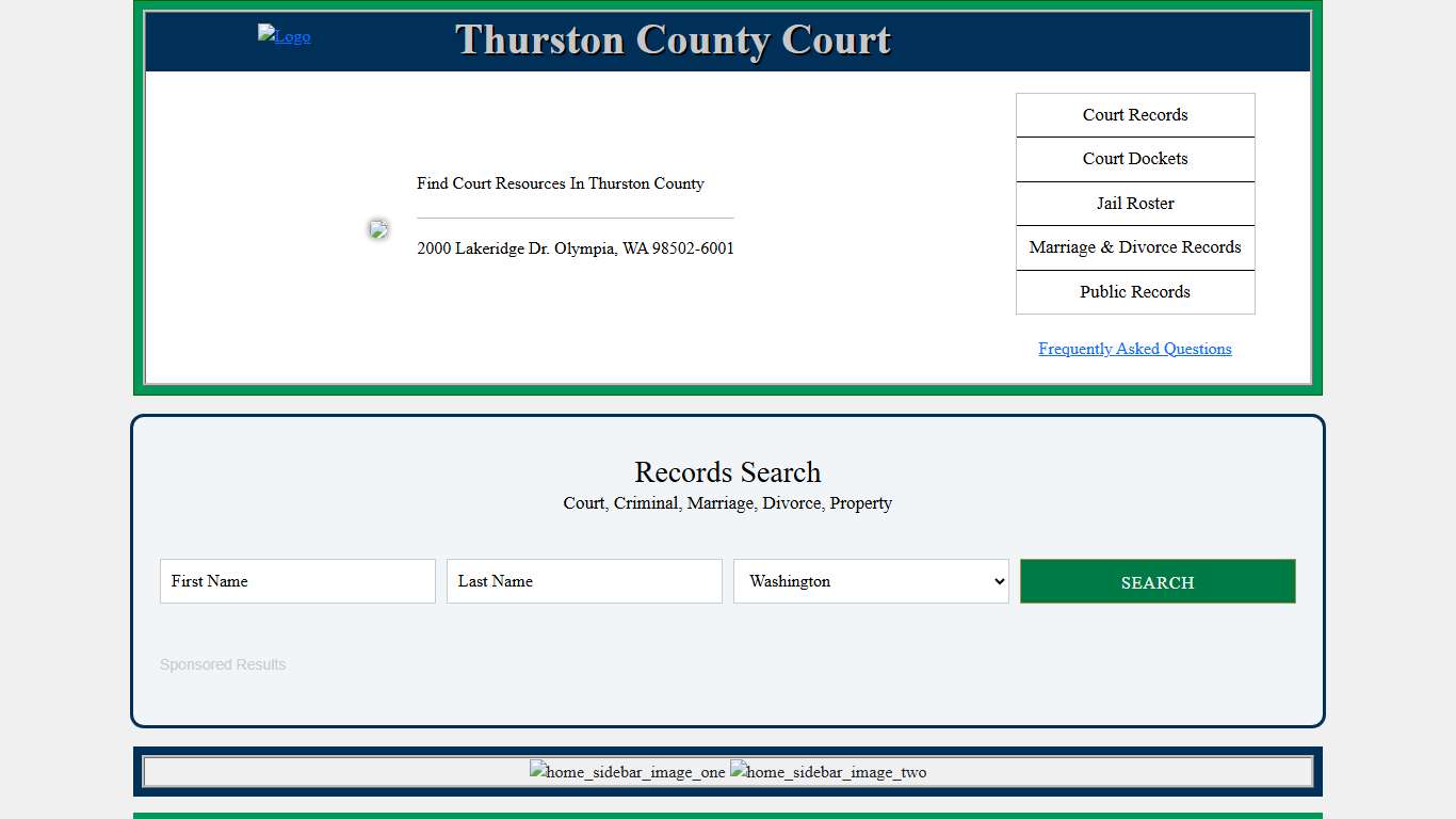 Thurston County Court Records Search